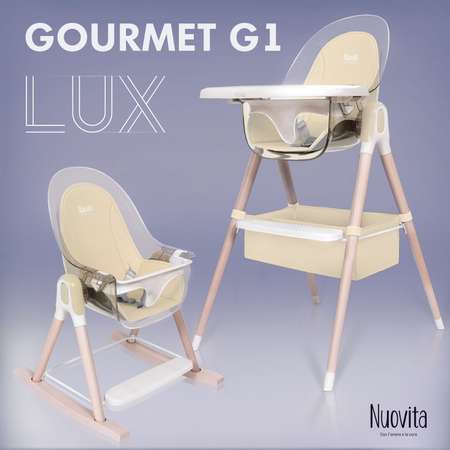 Стульчик для кормления Nuovita Gourmet G1 Lux трансформер