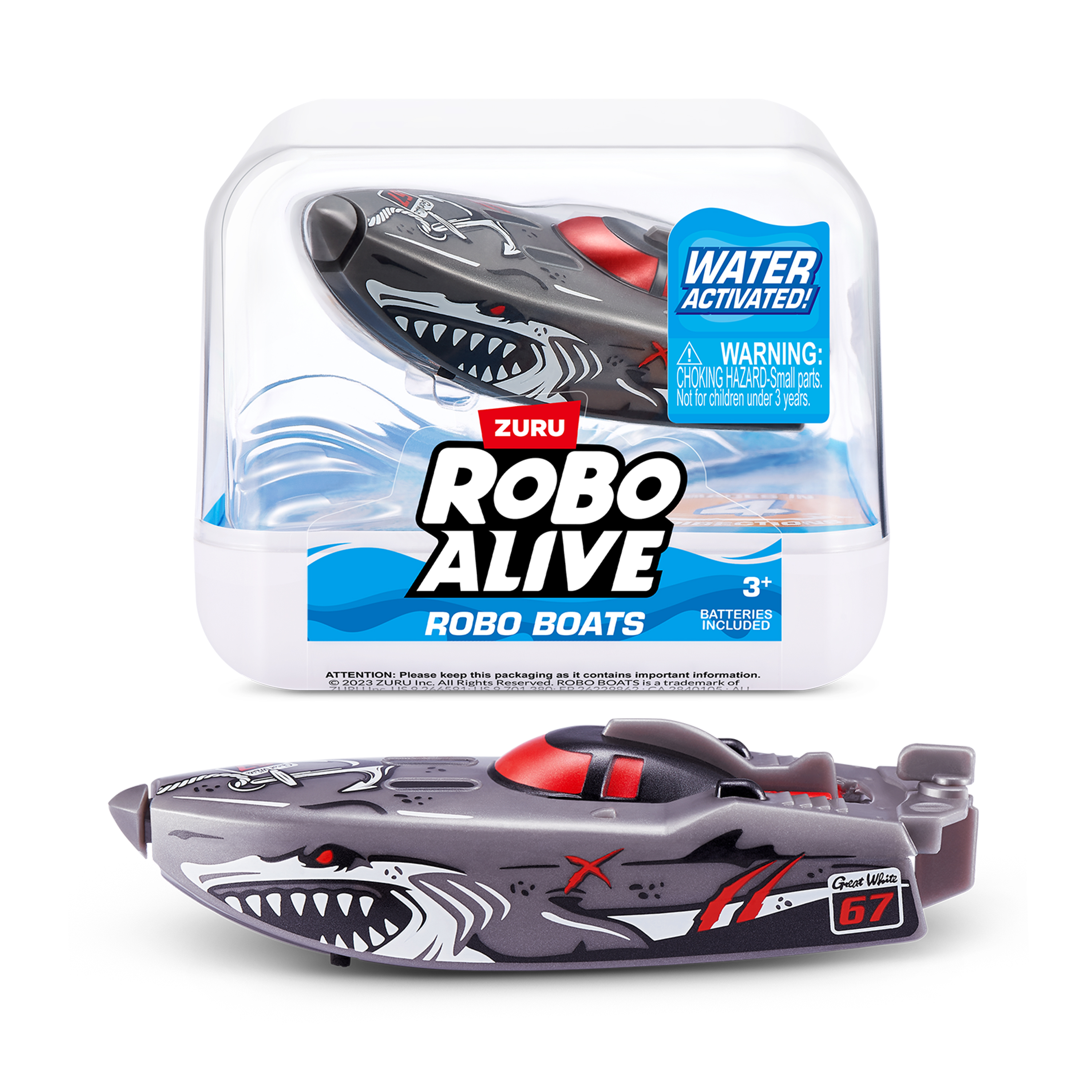 Катер РУ Zuru ROBO ALIVE Robo Boats плавающий катер в ассортименте - фото 12