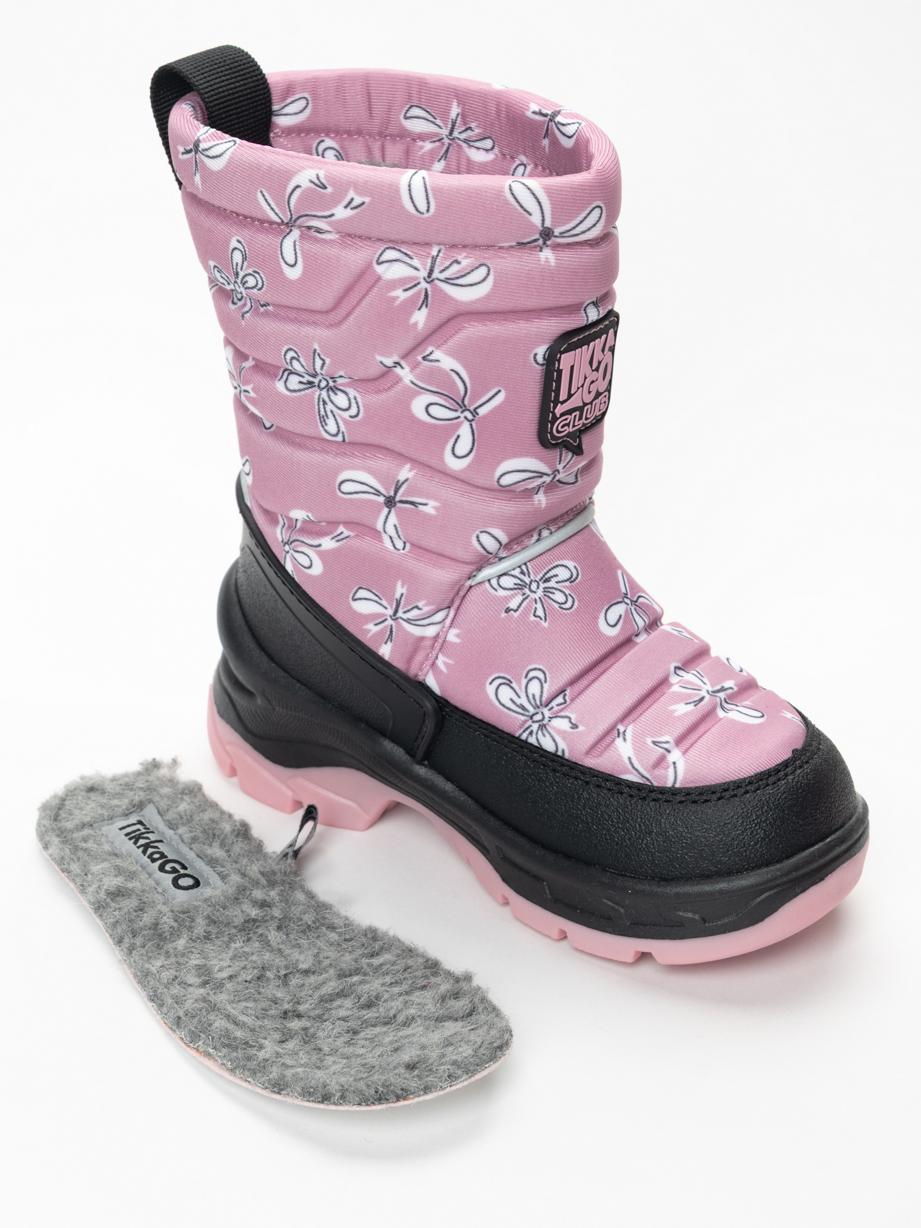 Сапоги TikkaGo 4K21_28641_pink-black - фото 3