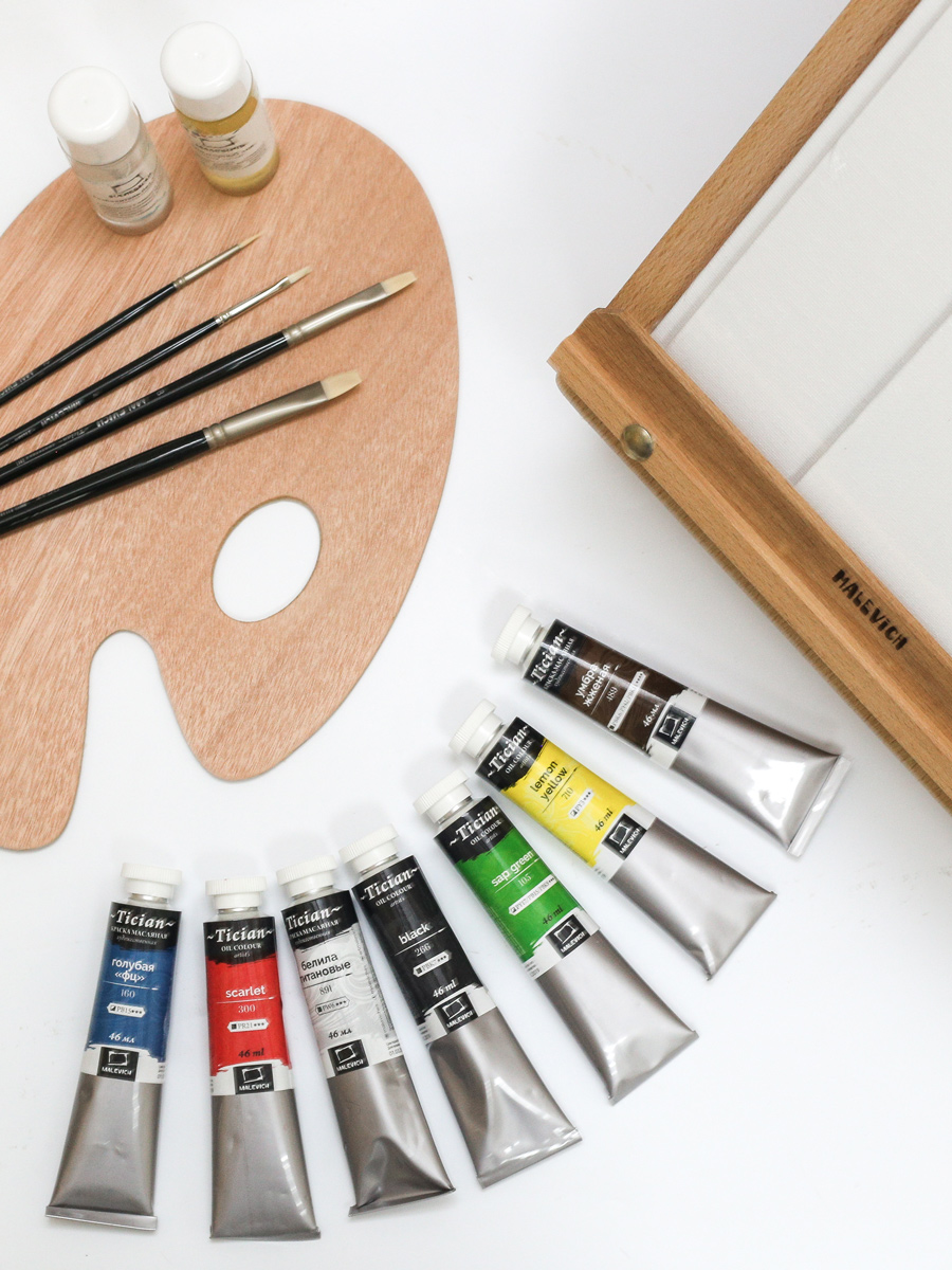 Набор для рисования Малевичъ подарочныйнабор картина маслом - фото 10