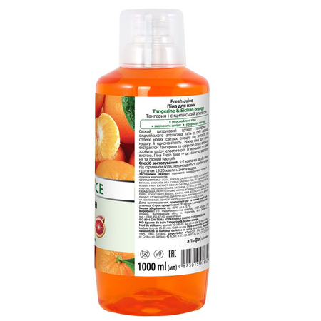Пена Fresh Juice Мандарин и Апельсин 1000 мл