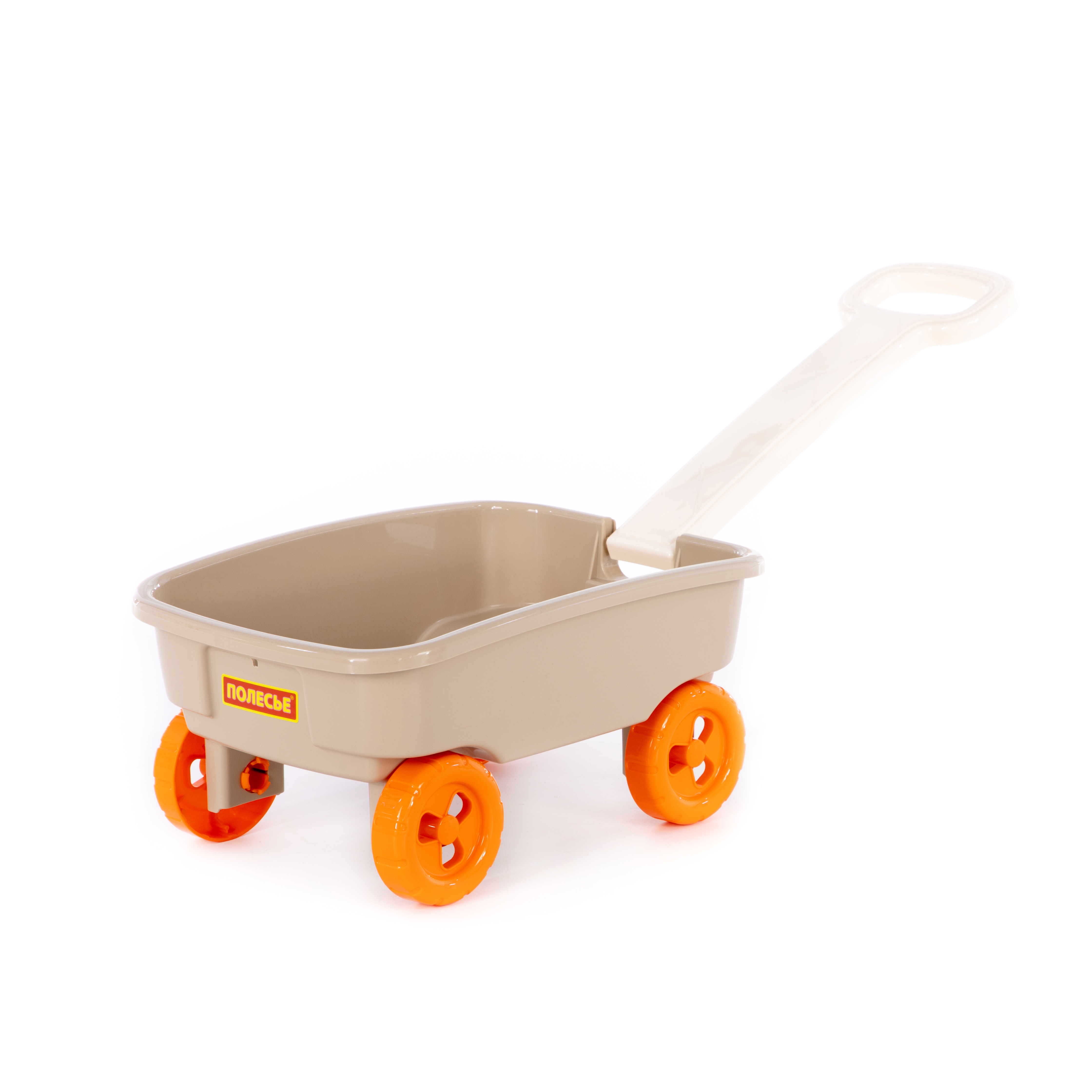 Тележка Полесье с ручкой 1 предм. - фото 1