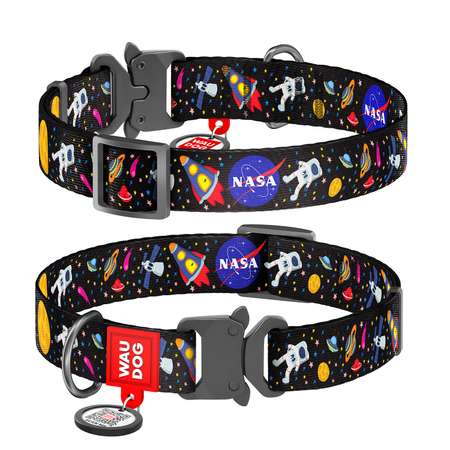 Ошейник для собак Waudog Nylon Nasa средний 5119