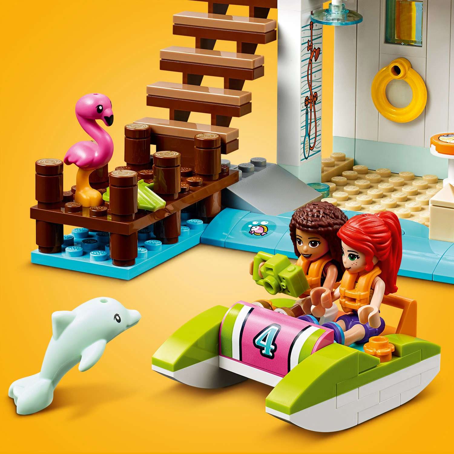 Конструктор LEGO Friends Пляжный домик блочный - фото 10