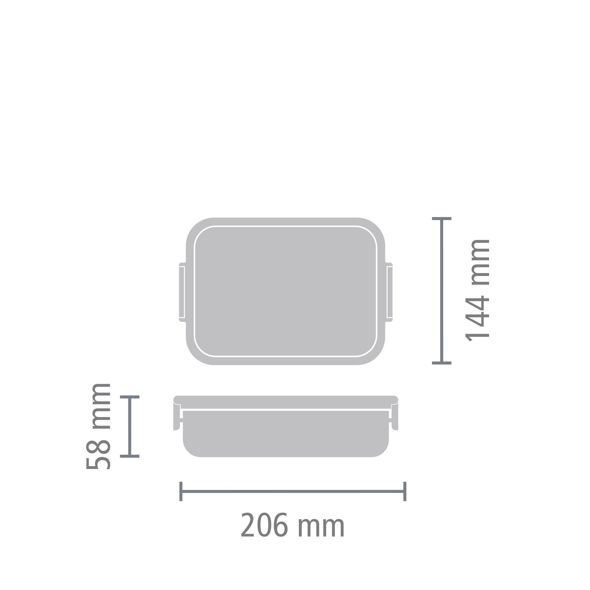 Ланч-бокс Brabantia Make&Take 1,1л стальной матовый 203589 - фото 5