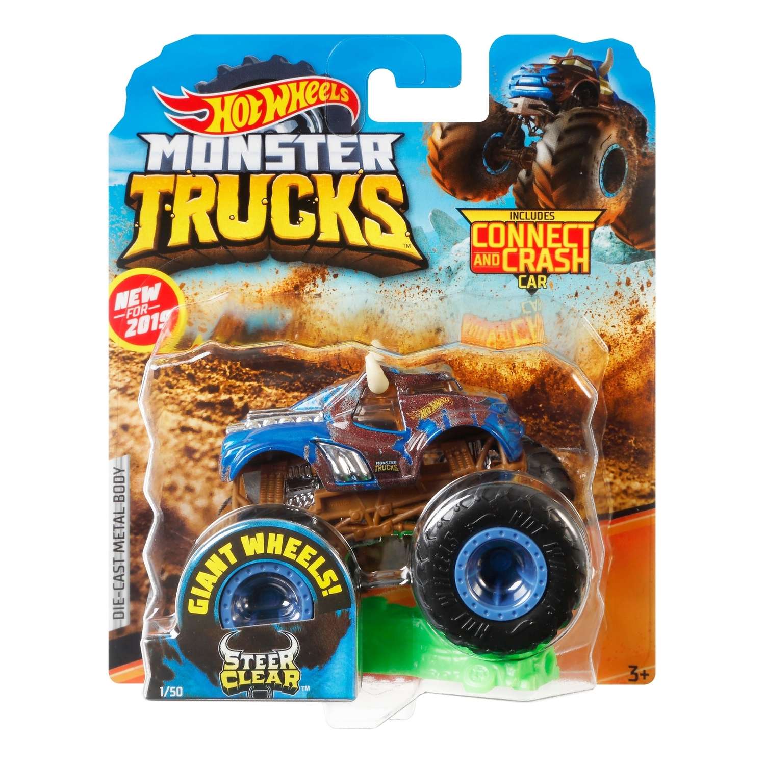 Автомобиль Hot Wheels Monster Trucks 1:64 в ассортименте FYJ44 - фото 17