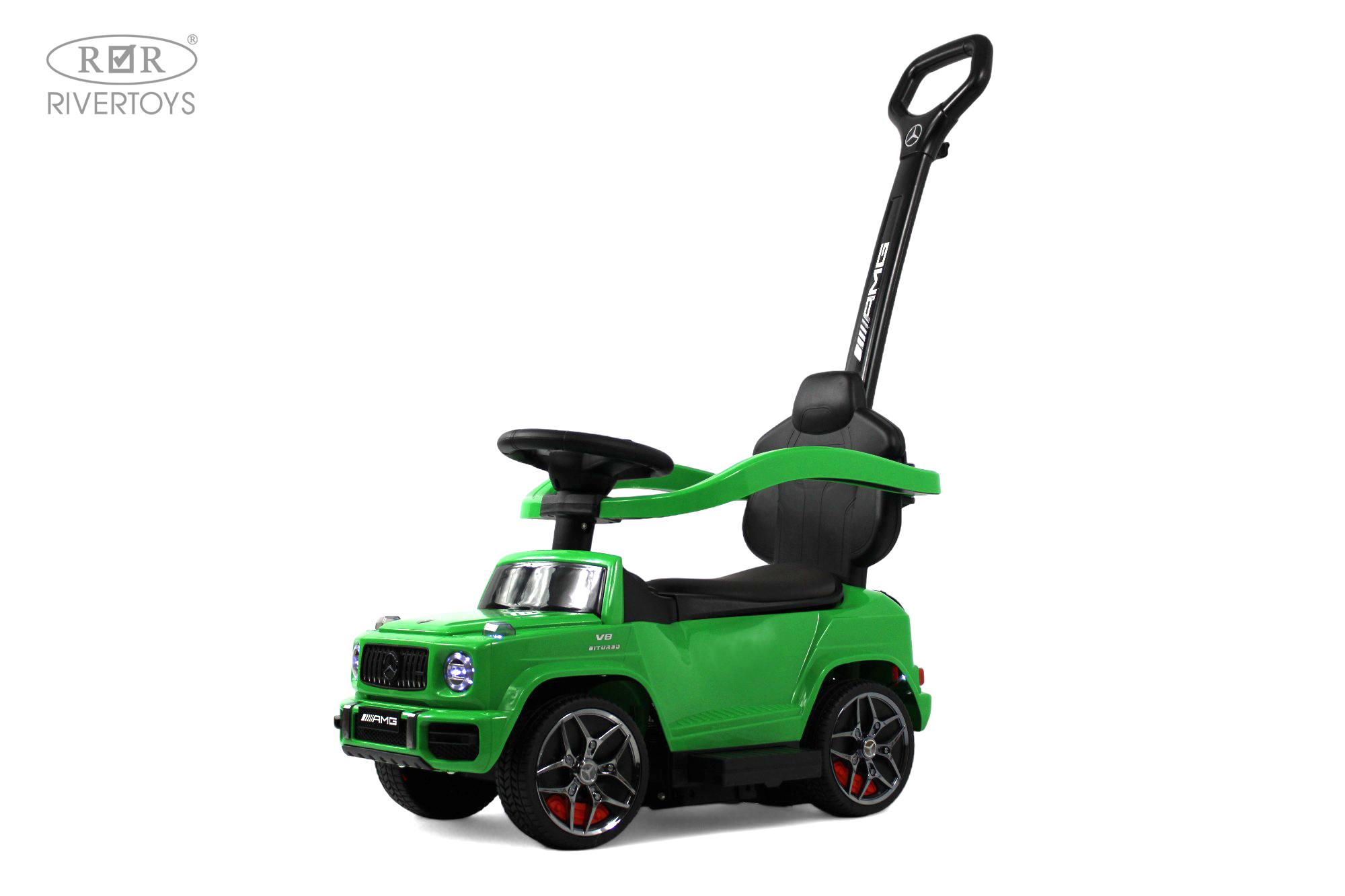 Электромобиль RIVERTOYS Mercedes Z001ZZ-A-GREEN-DIAMOND С пультом ДУ - фото 1