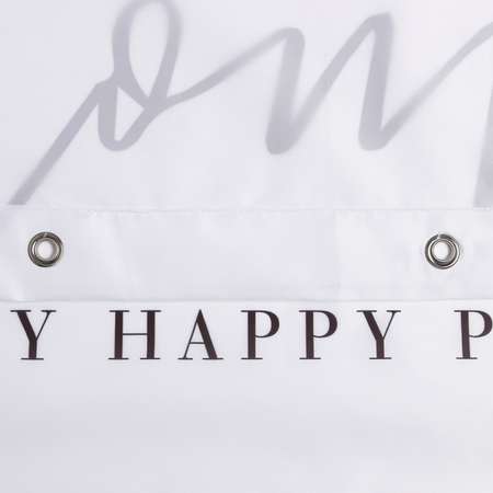 Штора для ванны Этель Happy place 145 х 180 см полиэстер
