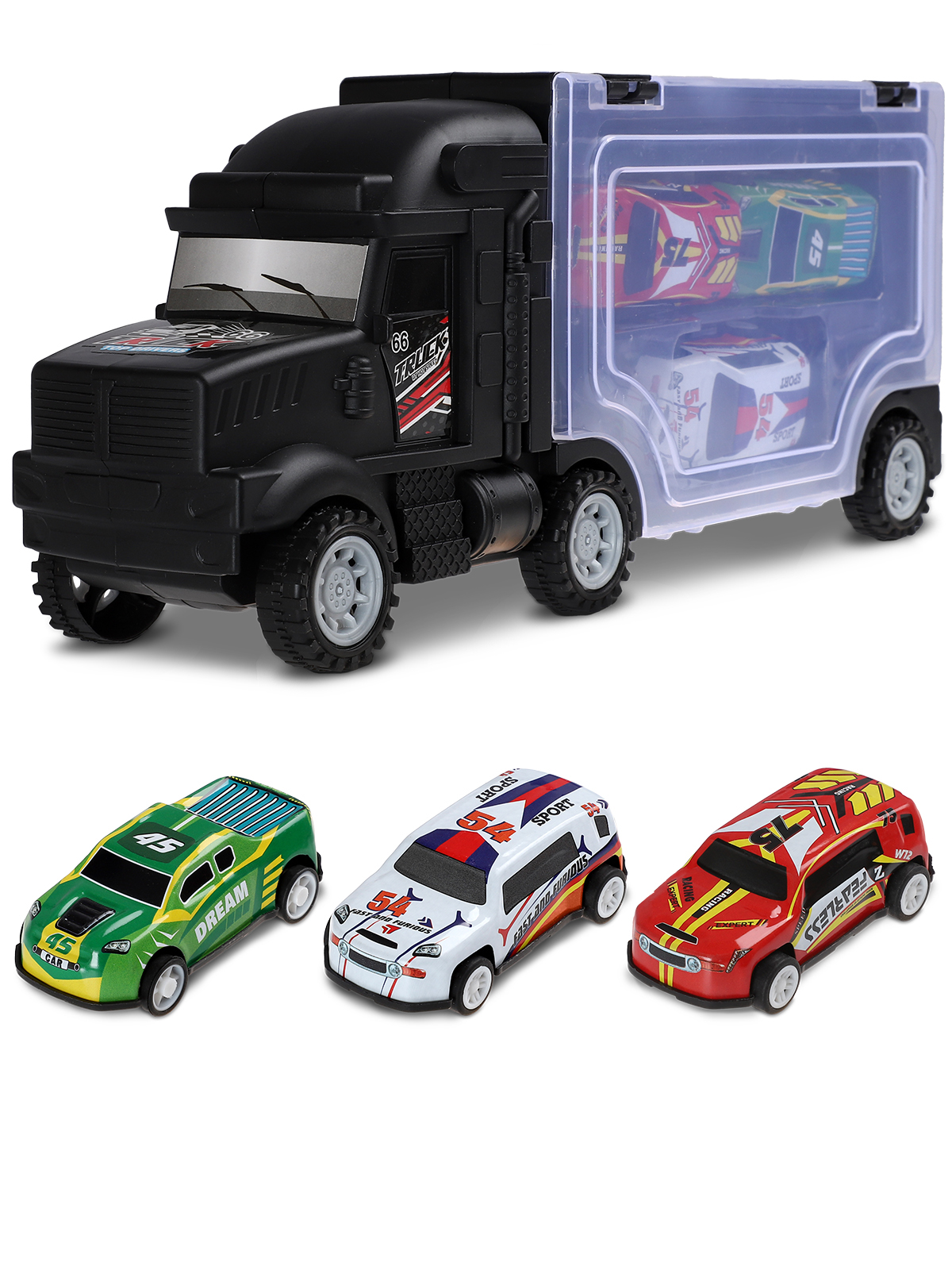 Автовоз AUTODRIVE с машинками JB0405163 - фото 5