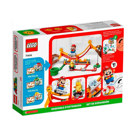 Конструктор LEGO Super Mario Поездка на Лавовой волне блочный