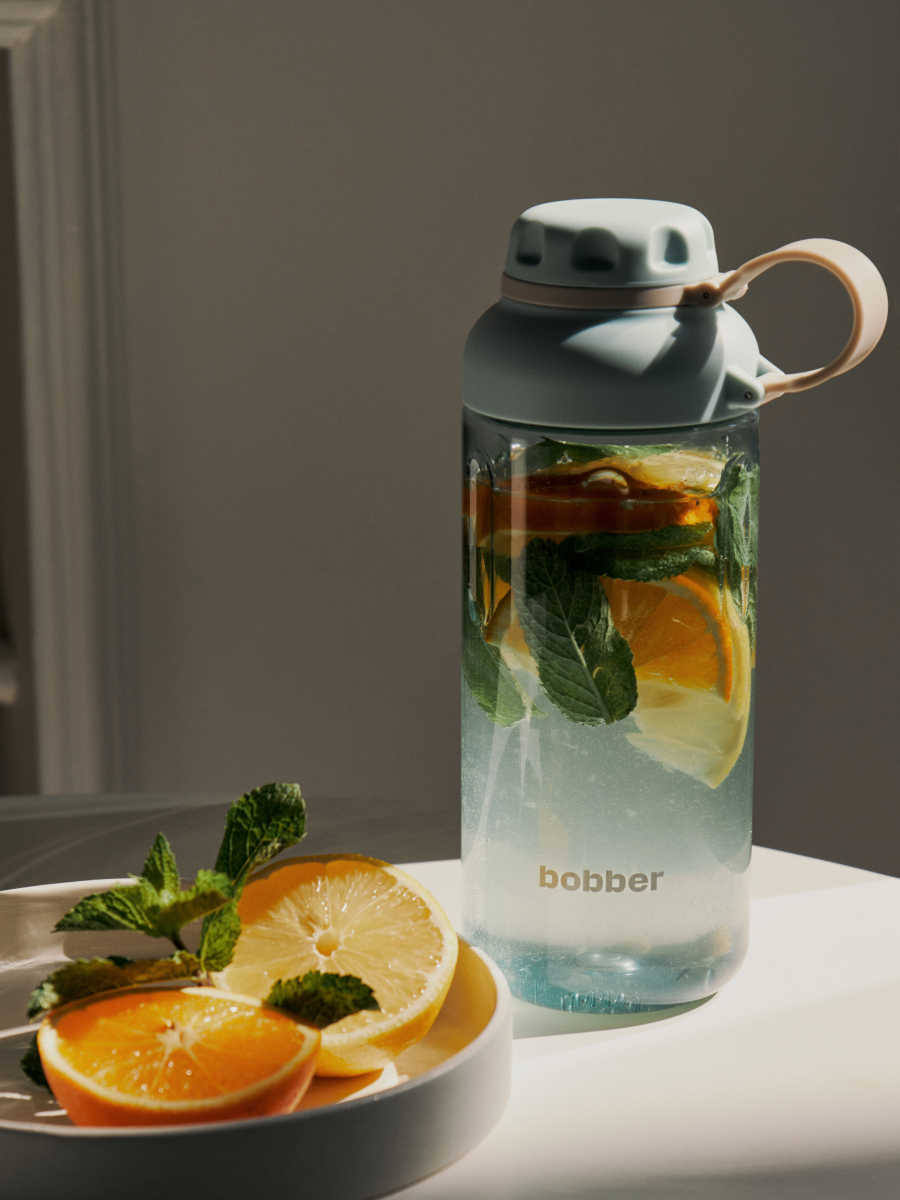 Бутылка Bobber Tritan cветло-голубой 890 мл - фото 3