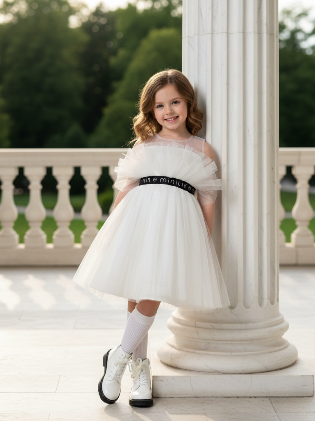 Платье Minilik ПлатьеСеткаБелое - фото 6