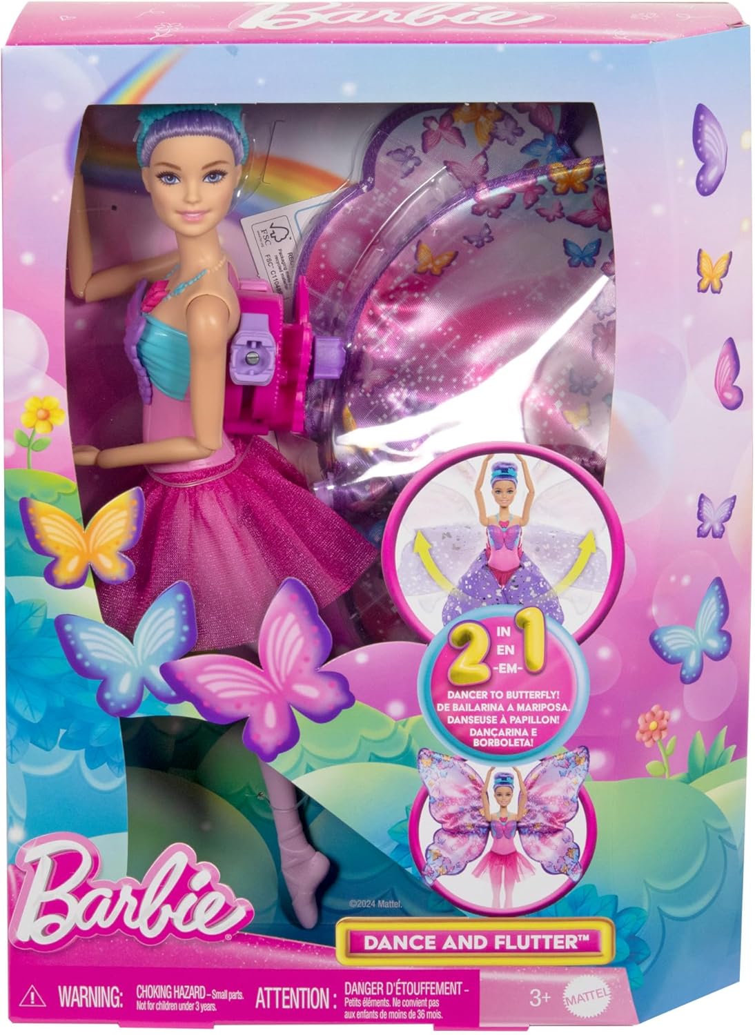 Кукла модельная Barbie Dance and Flutter HXJ10 - фото 6