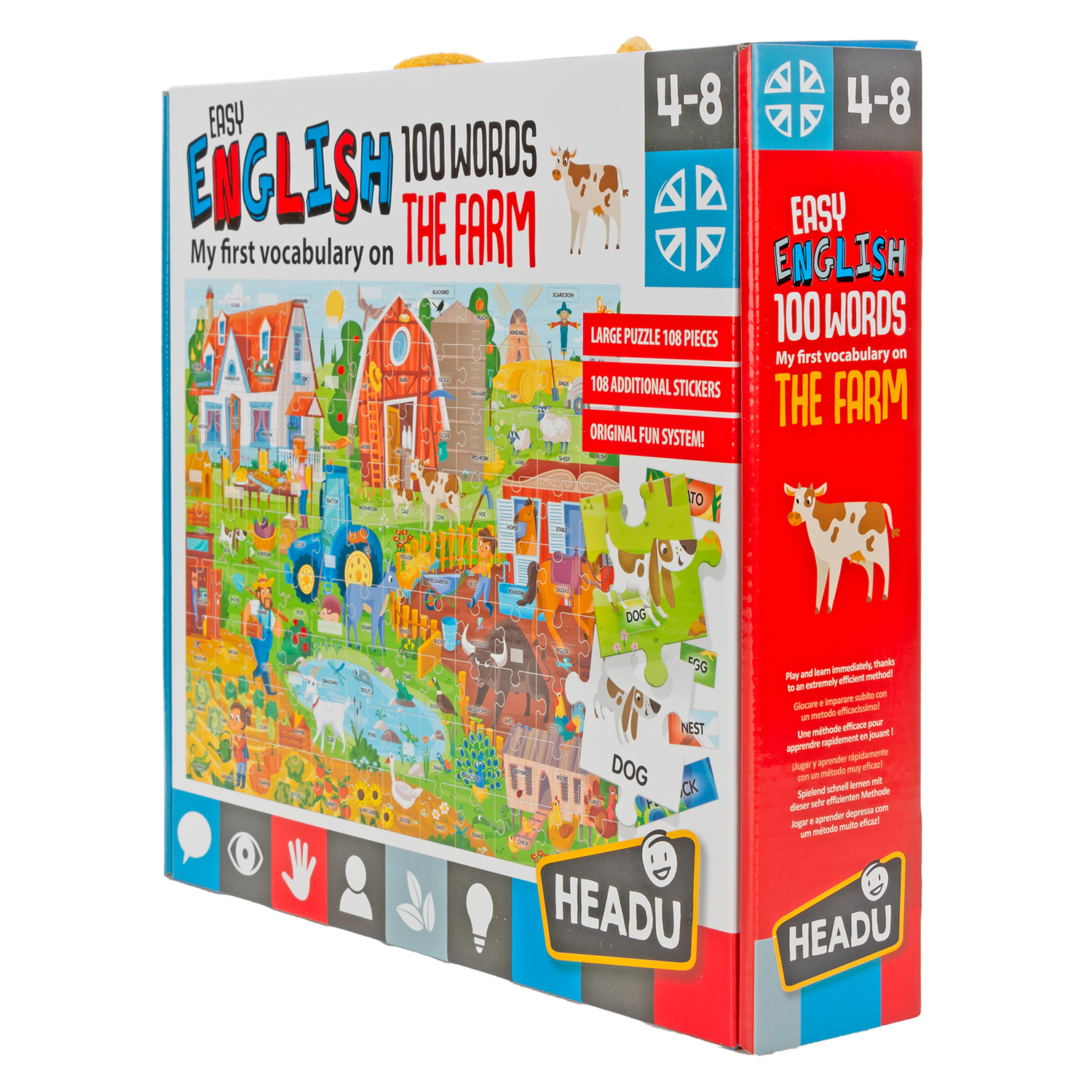 Настольная игра HEADU Английский легко- Ферма - фото 11