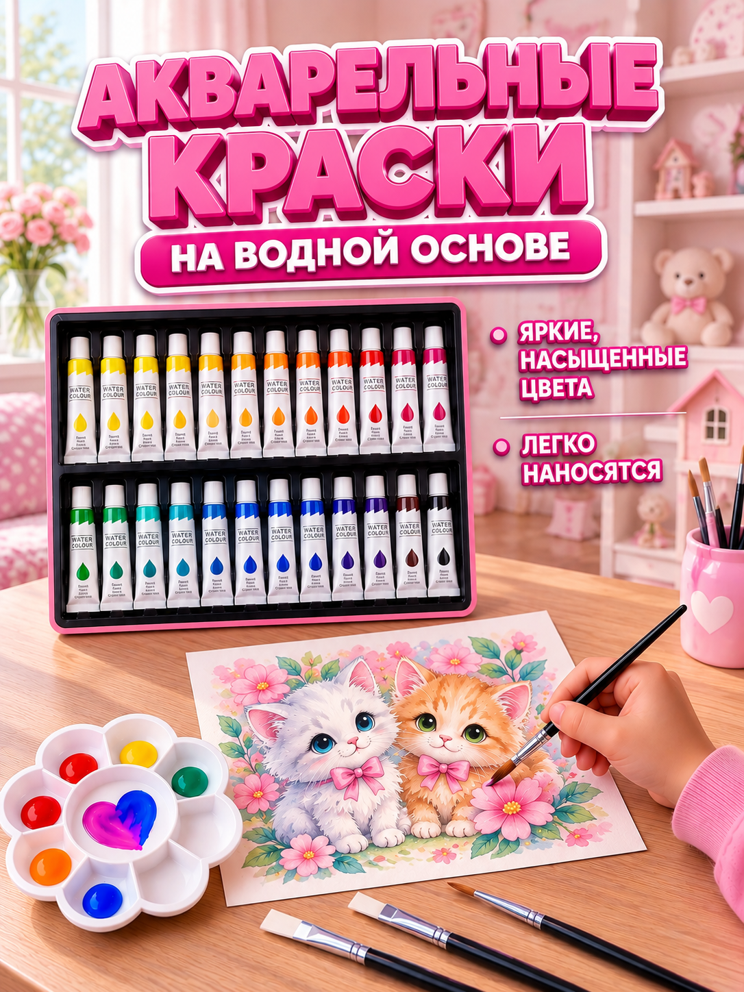 Набор для рисования LABI Девочка принцесса 147 шт. - фото 6