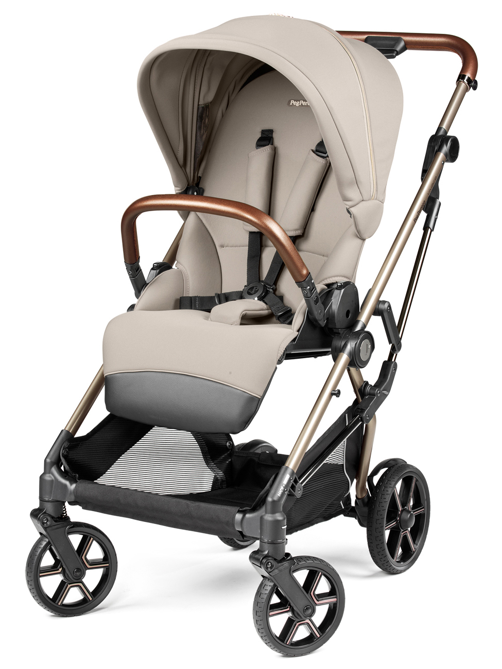Коляска прогулочная Peg-Perego Vivace бежевый - фото 3