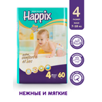 Подгузники Happix Super Dry ультратонкие 4 (7-18 кг) 60 шт.