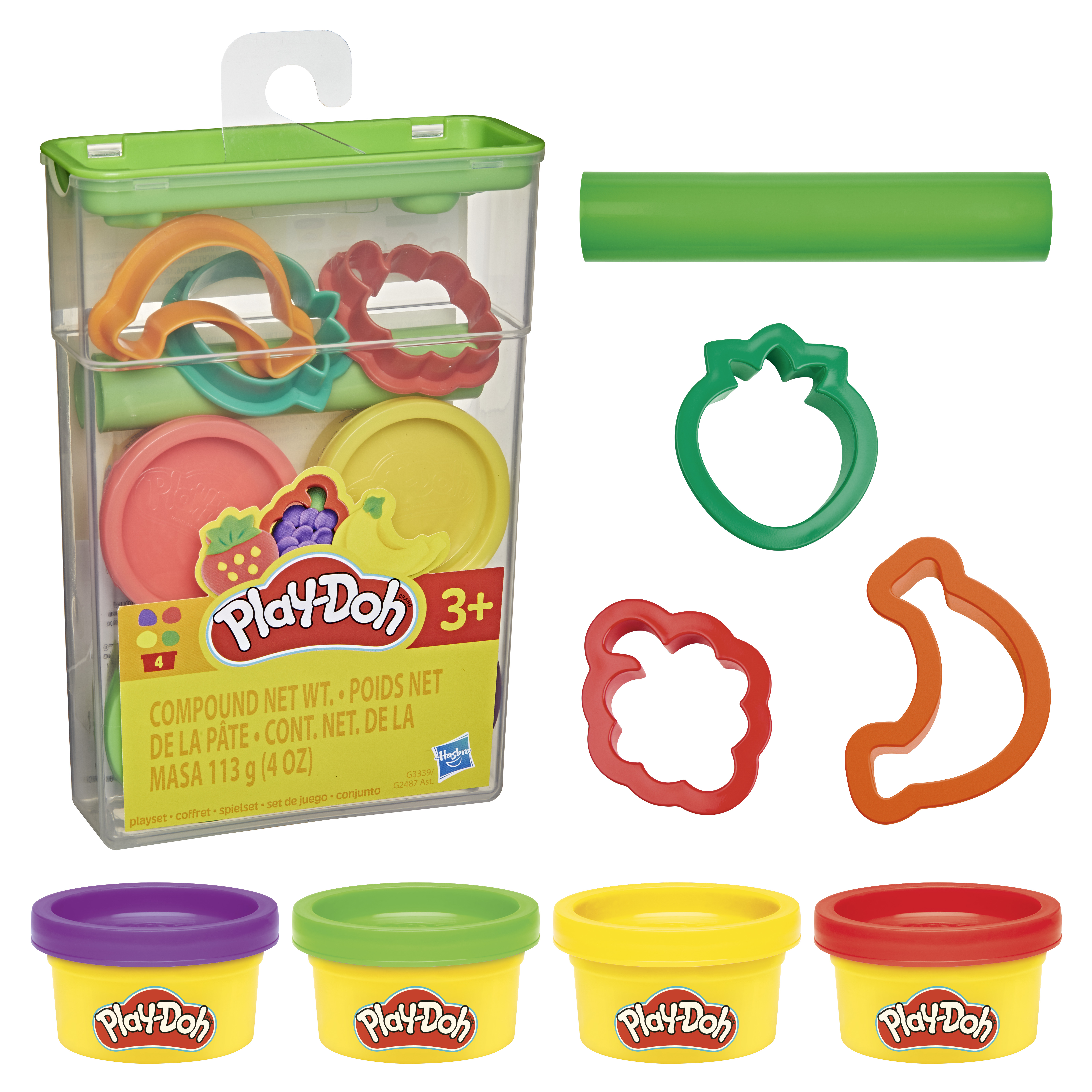 Масса для лепки Hasbro Play Doh в контейнере Фрукты - фото 1