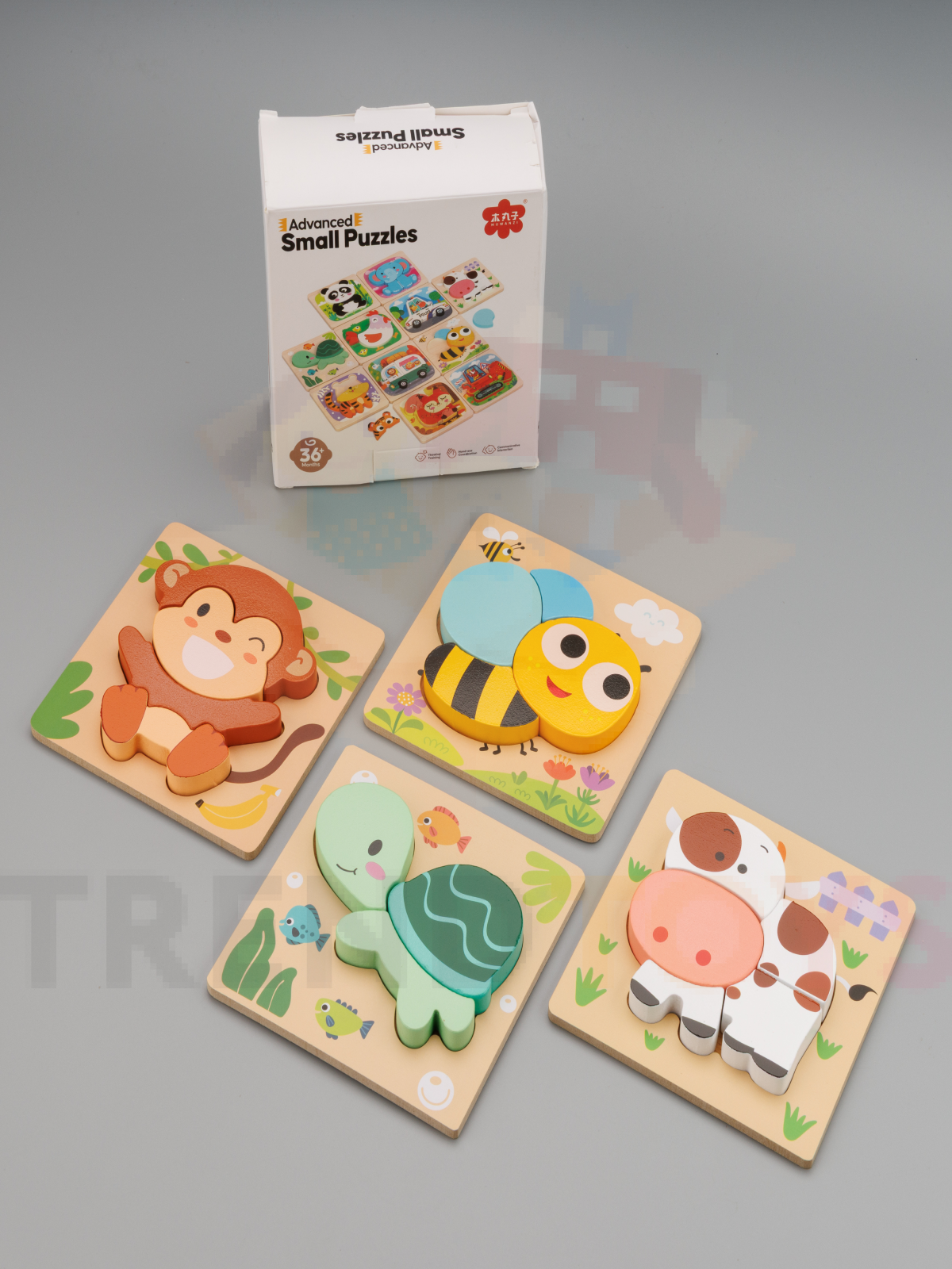 Пазл TrendToys деревянные для малышей деревянный - фото 9