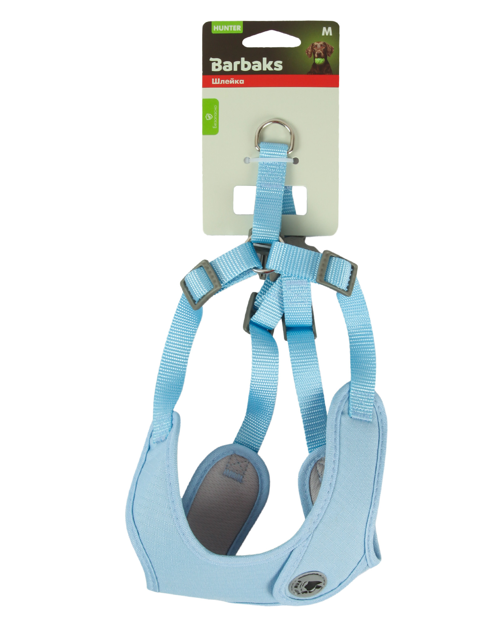 Шлейка-жилетка для собак средних пород Barbaks Манго M 1.5*47-60см - фото 6