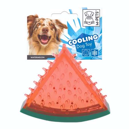 Игрушка для собак M-PETS Арбуз охлаждающая 13.5*7*3.7см