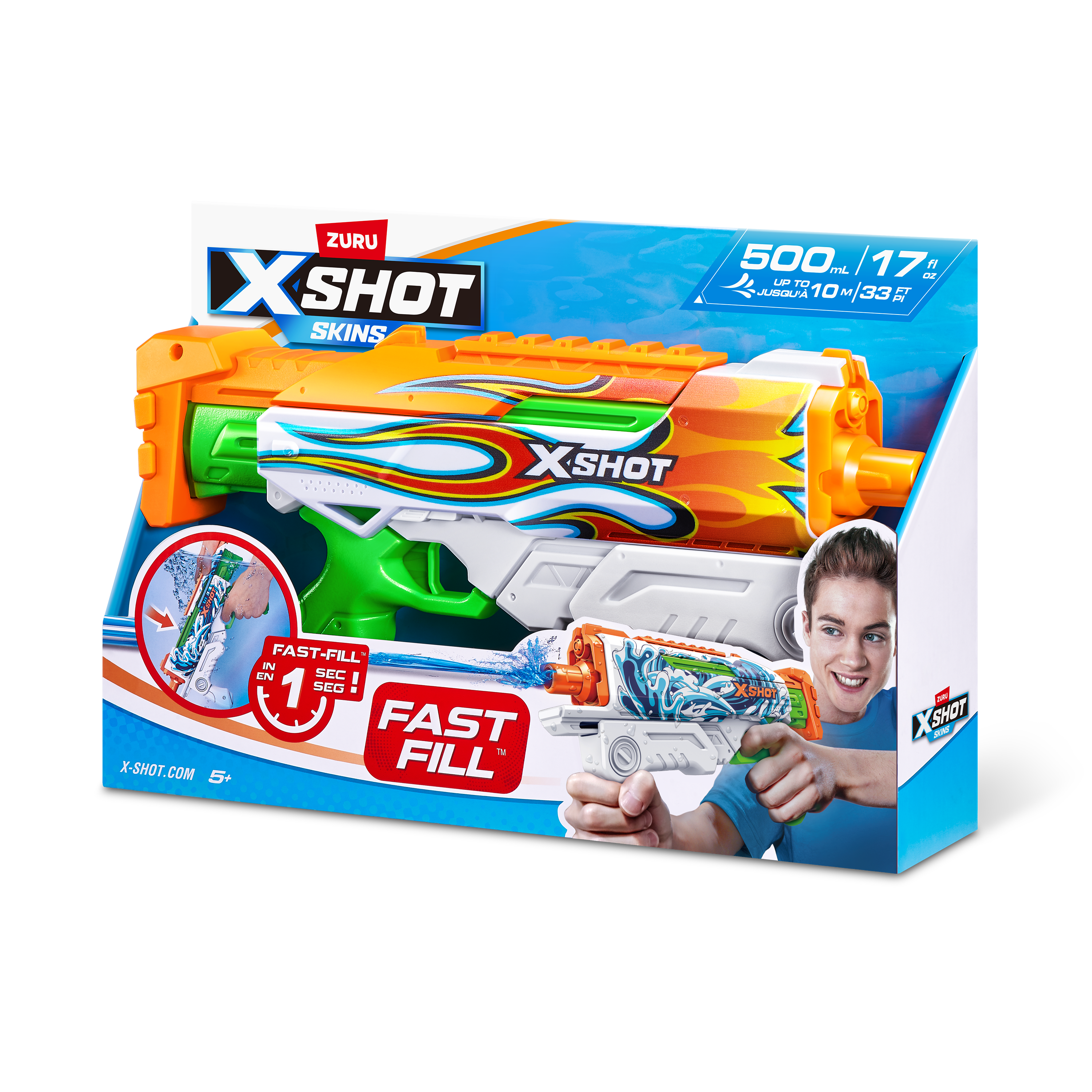 Бластер водный Zuru XSHOT  Skins Гиперлоад - фото 8