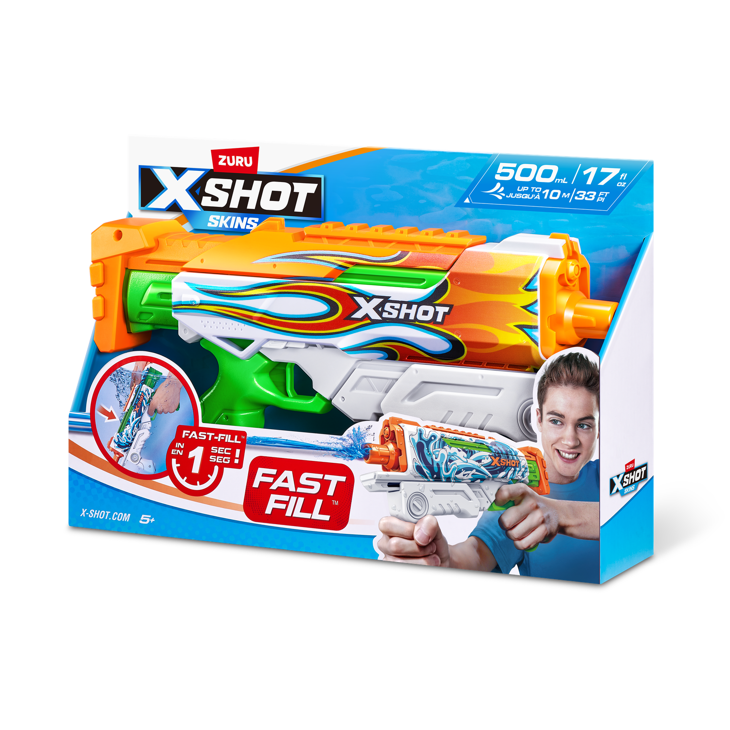 Бластер водный Zuru XSHOT  Skins Гиперлоад - фото 8