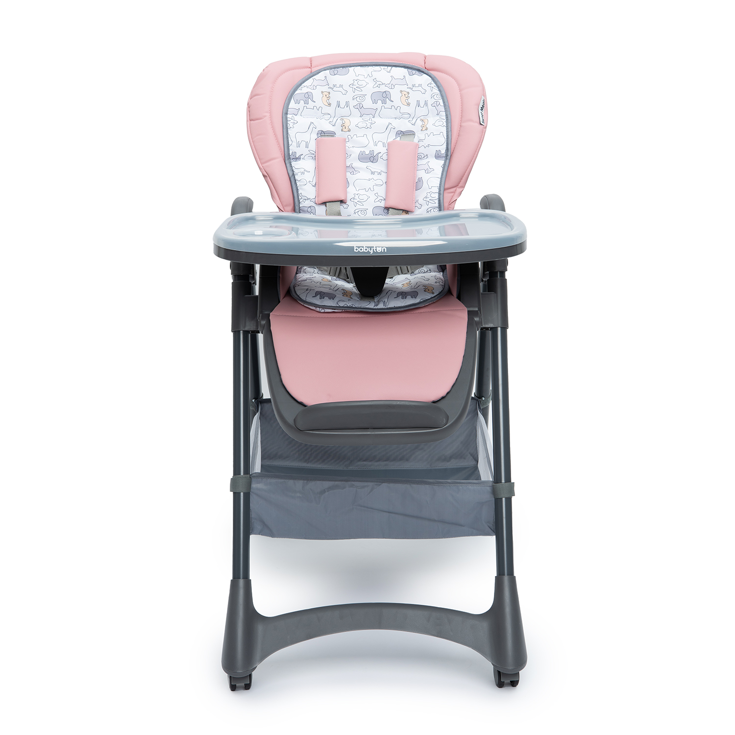 Стульчик для кормления Babyton Sweet Meals Pink классический - фото 9