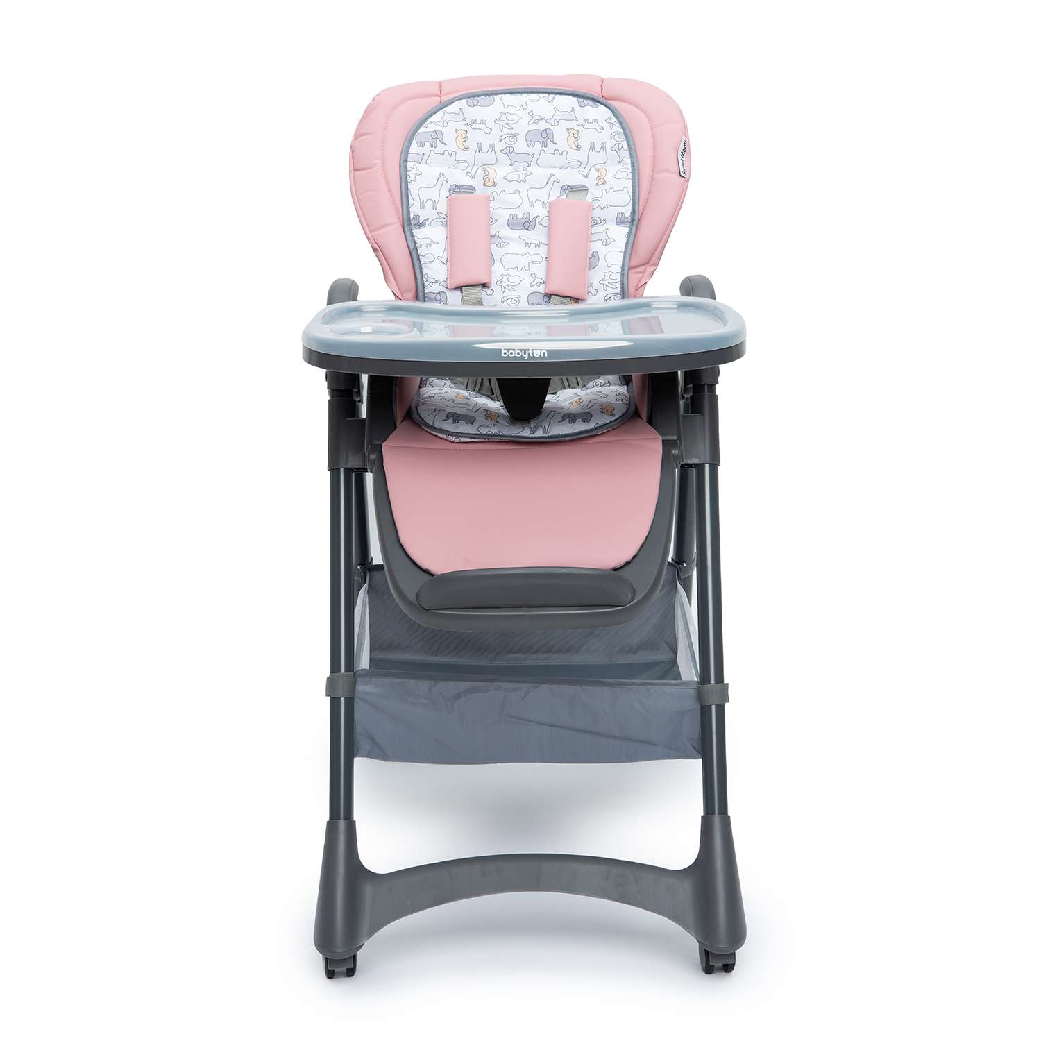 Стульчик для кормления Babyton Sweet Meals Pink классический - фото 9