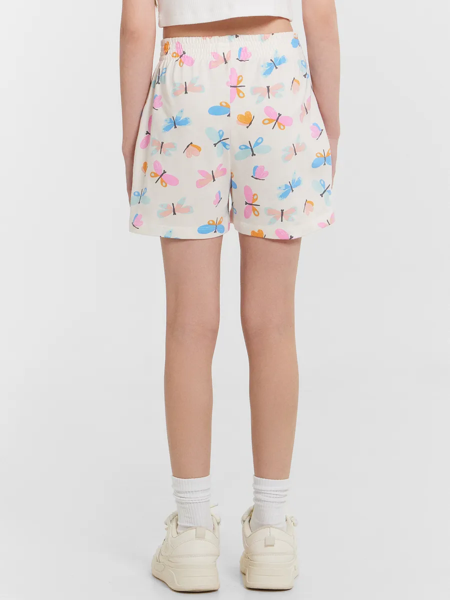 Шорты Mark Formelle (Марк Формэль) 137726/стрекозы на св.молочном - фото 7