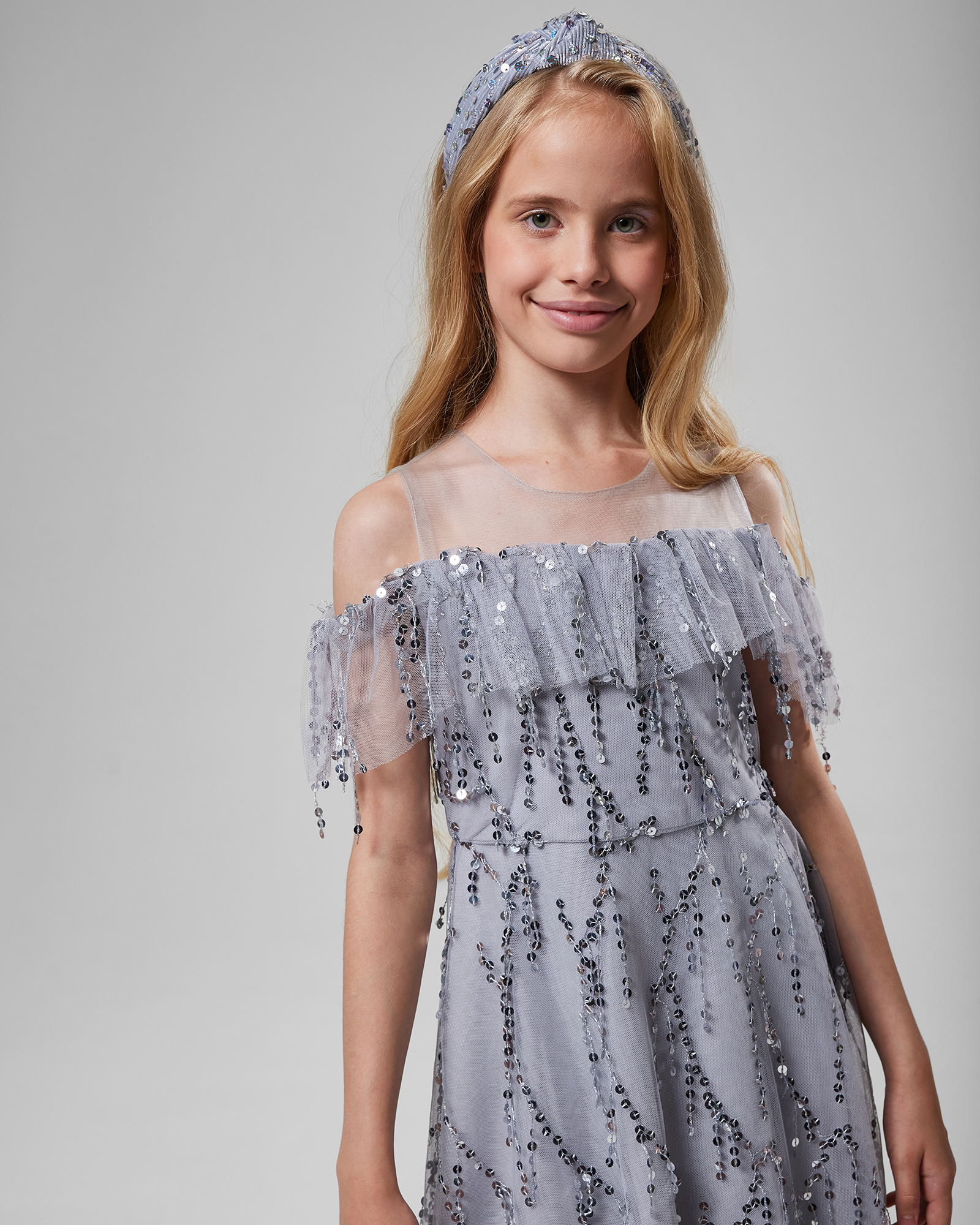 Платье Orsolini с пайетками W24OR4-NY-59tg-GG - фото 6