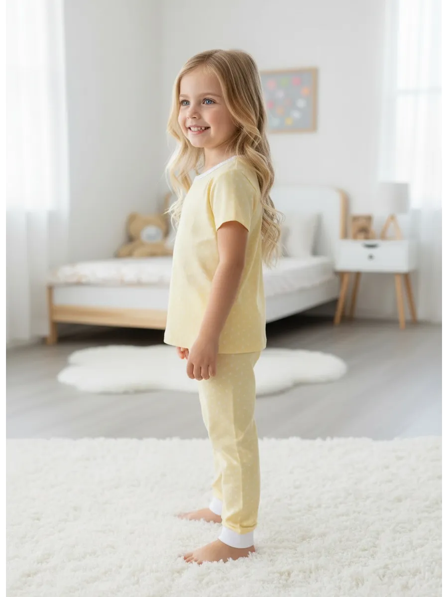 Пижама Linas baby 1680-11 Желтый - фото 6