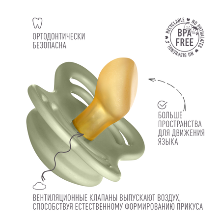 Пустышка BIBS от 0 мес.