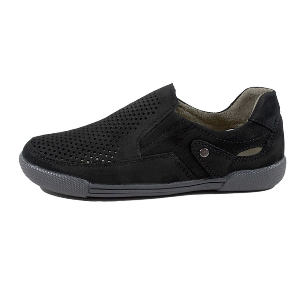 Туфли BEST.A 116-2П/3500/текстиль BEST.A Туфли для мальчика ЧН сер под - фото 2