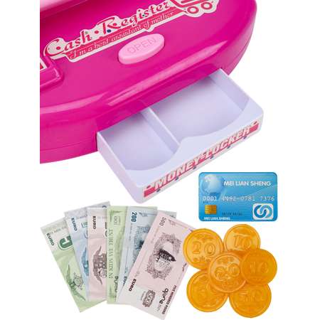 Игровой набор Рыжий кот касса, продукты