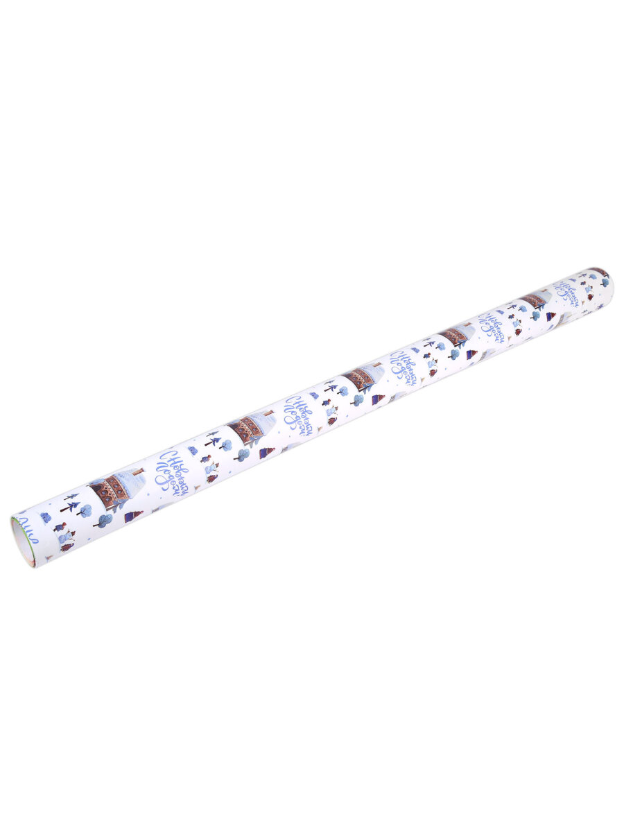 Упаковочная бумага Золотая сказка для новогодних подарков в рулоне набор 3 штуки - фото 11