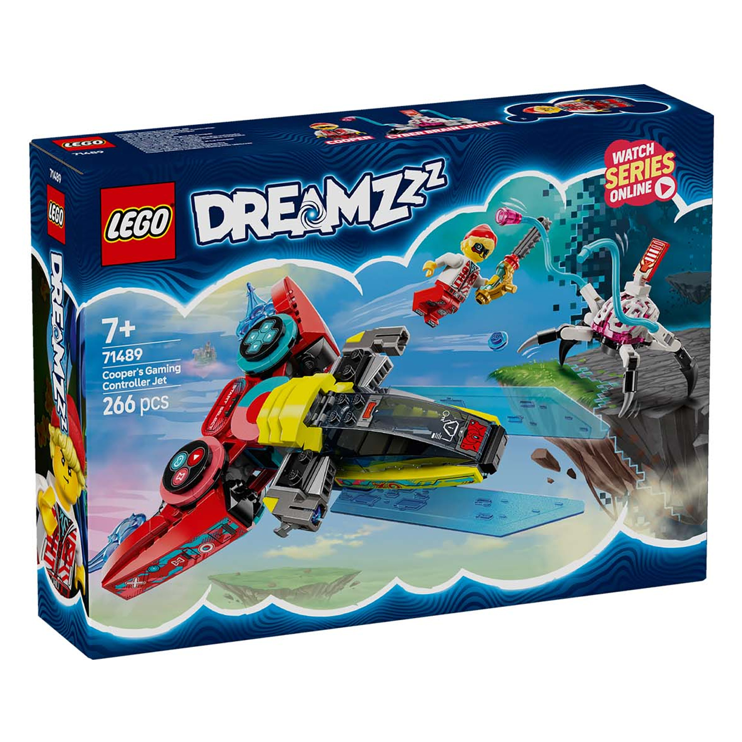 Конструктор LEGO DREAMZzz Контроллер-самолёт Купера блочный - фото 6