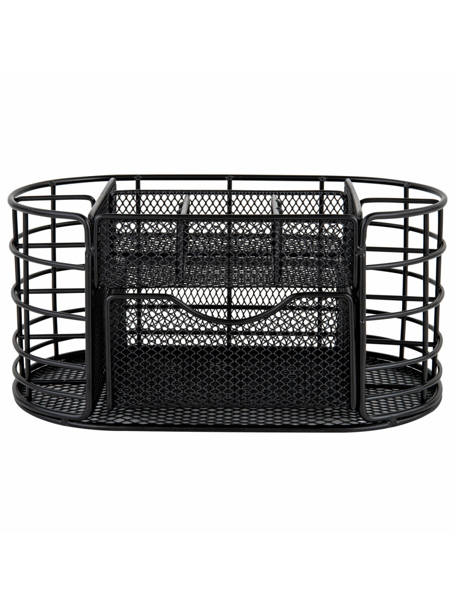 Органайзер для косметики и канцелярии MONTE VITA металлический настольный 9 секций - фото 5