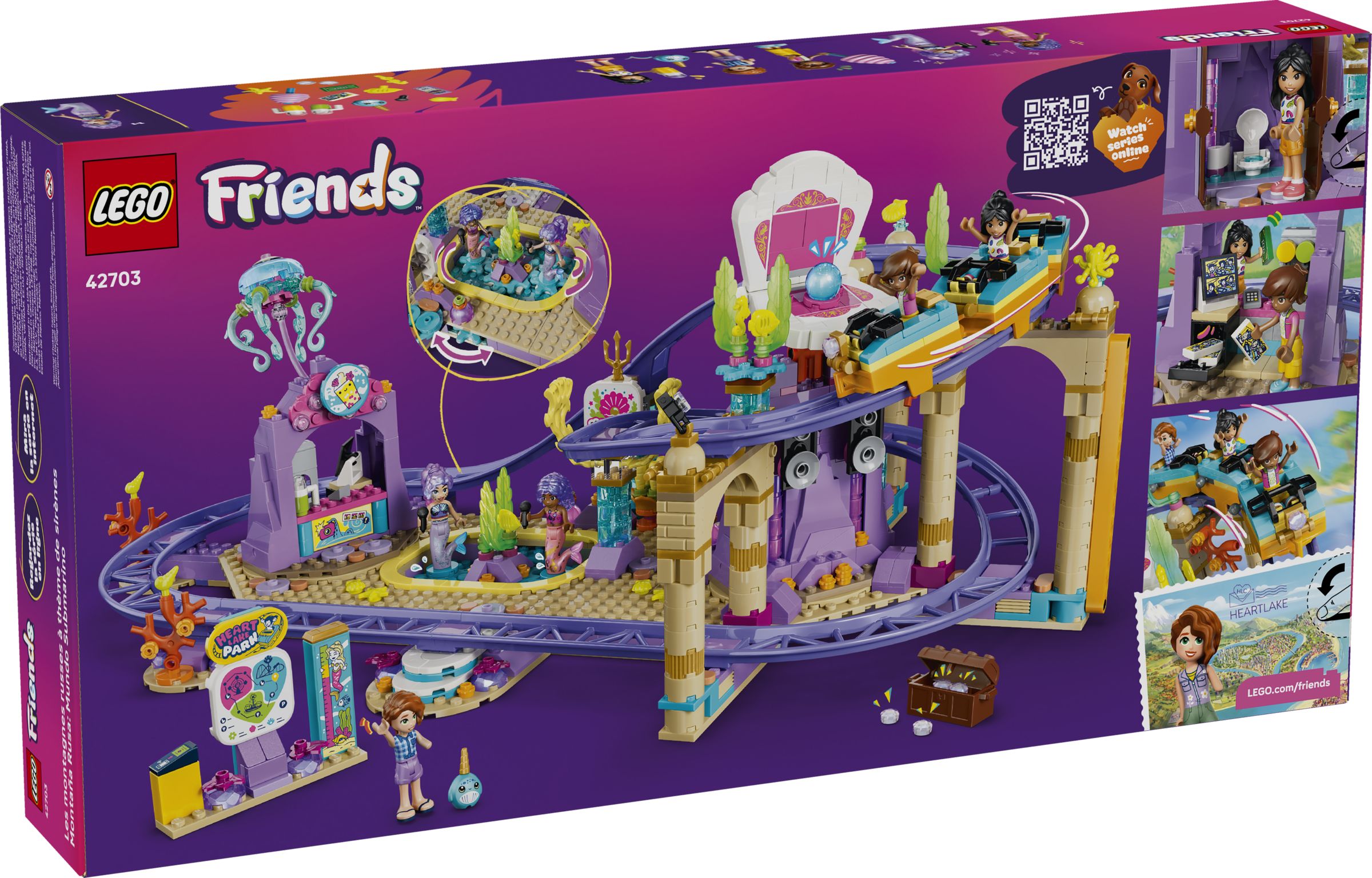 Конструктор LEGO Friends Американские горки Русалки 864 дет. - фото 10