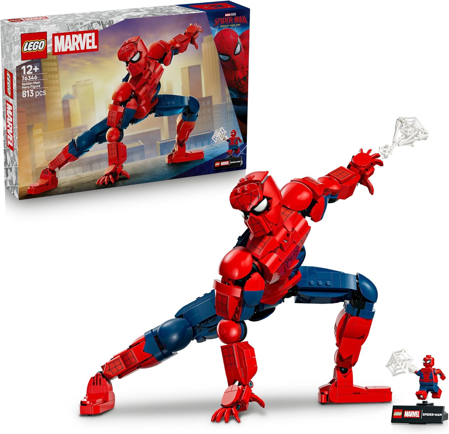 Конструктор LEGO Marvel Super Heroes Фигурка героя Человека-паука 813 дет. - фото 1