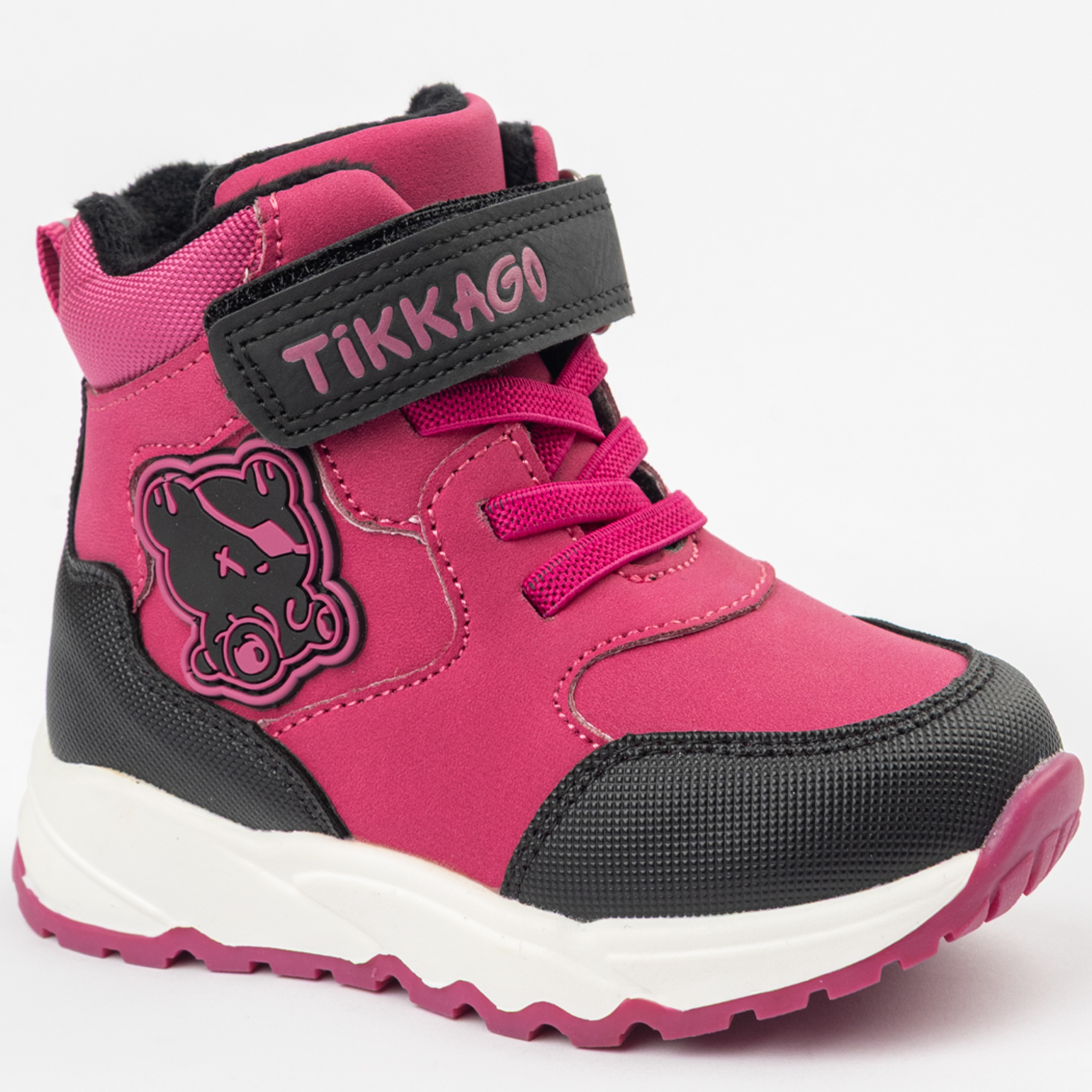 Ботинки TikkaGo 7Y99_82623-3_fuxia-black - фото 5