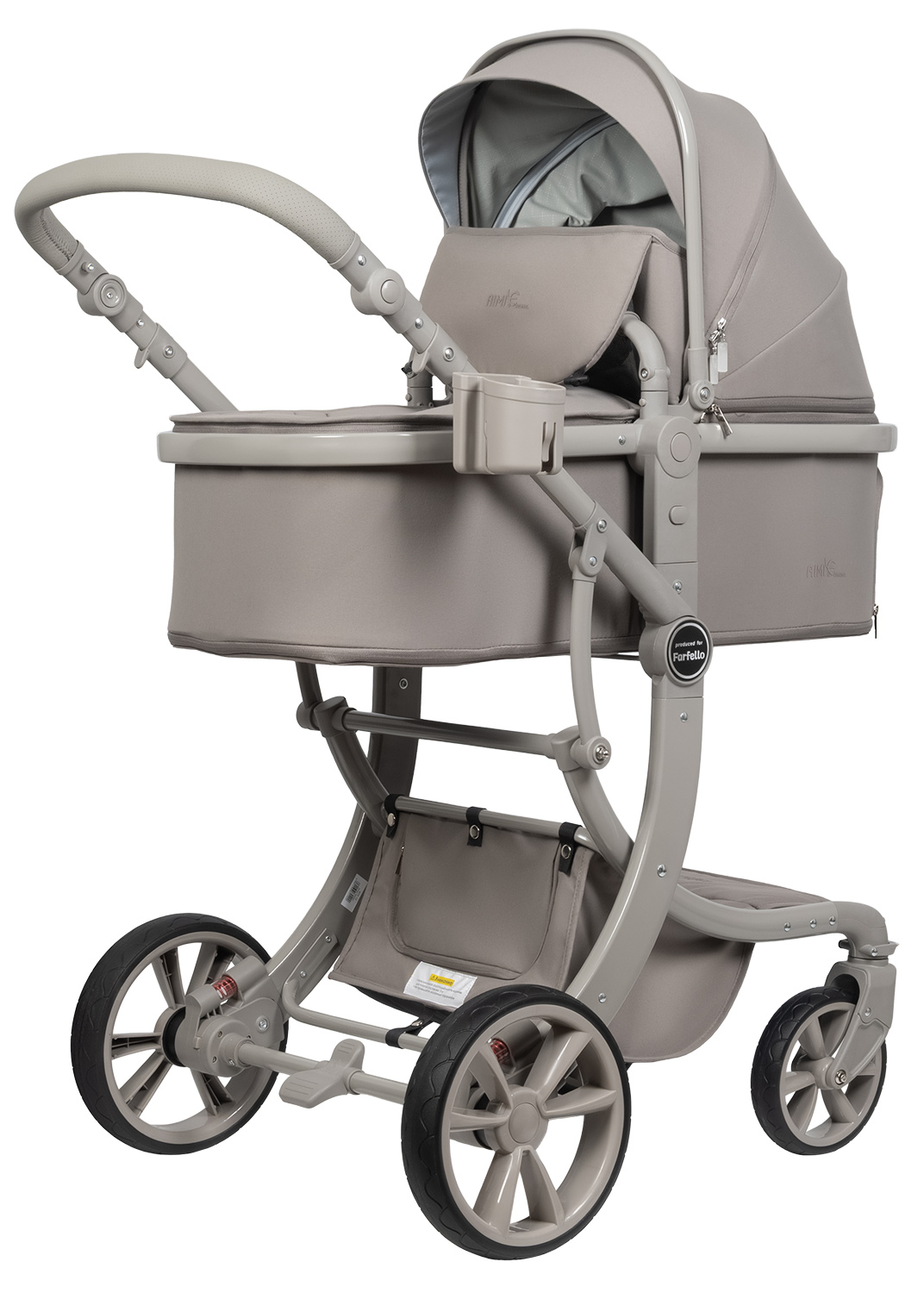 Коляска трансформер Aimile Авантюрист / Adventurer серый - фото 13