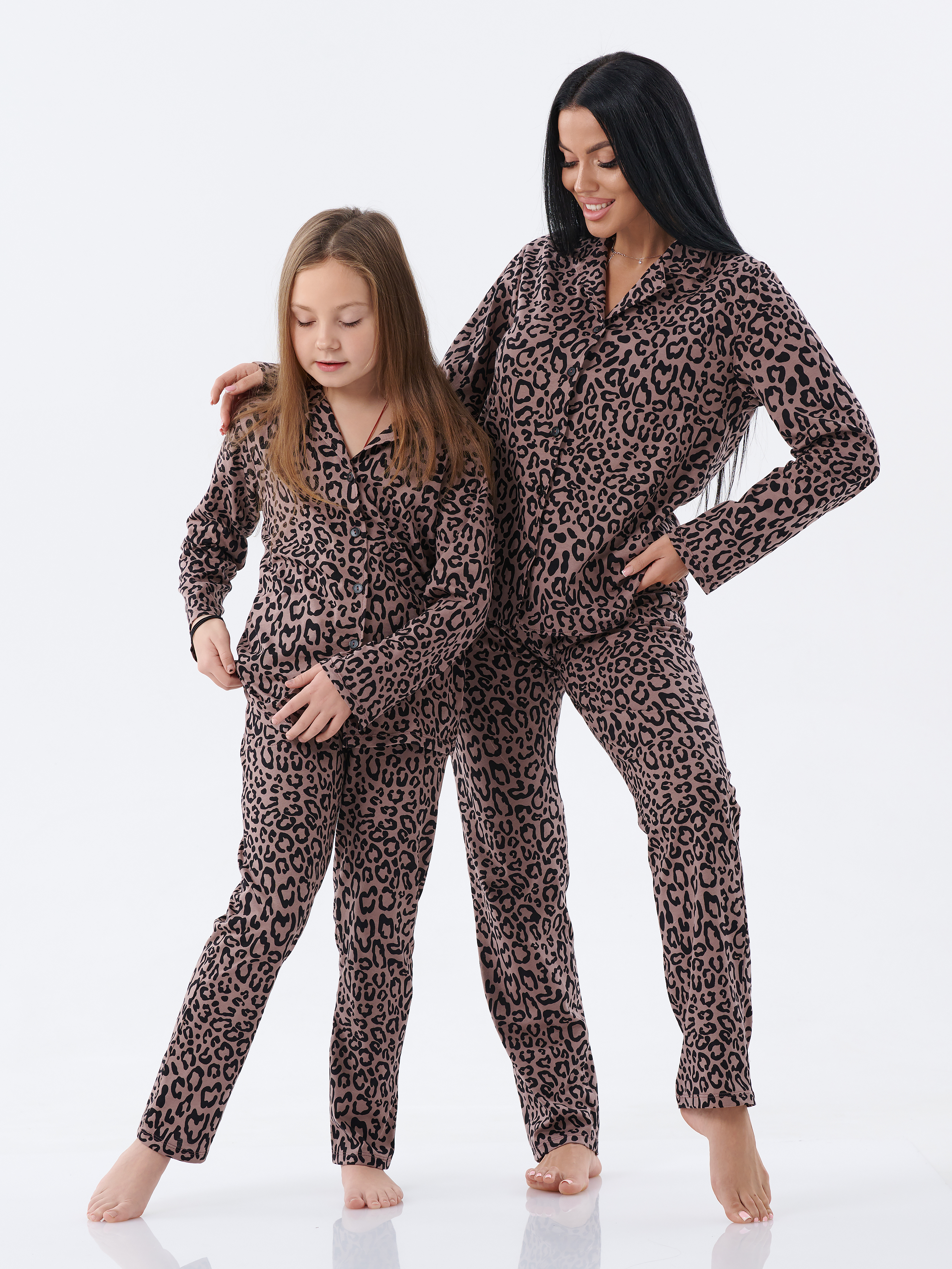 Пижама КрутышОк ТЖ-029 капучино, леопард - фото 9
