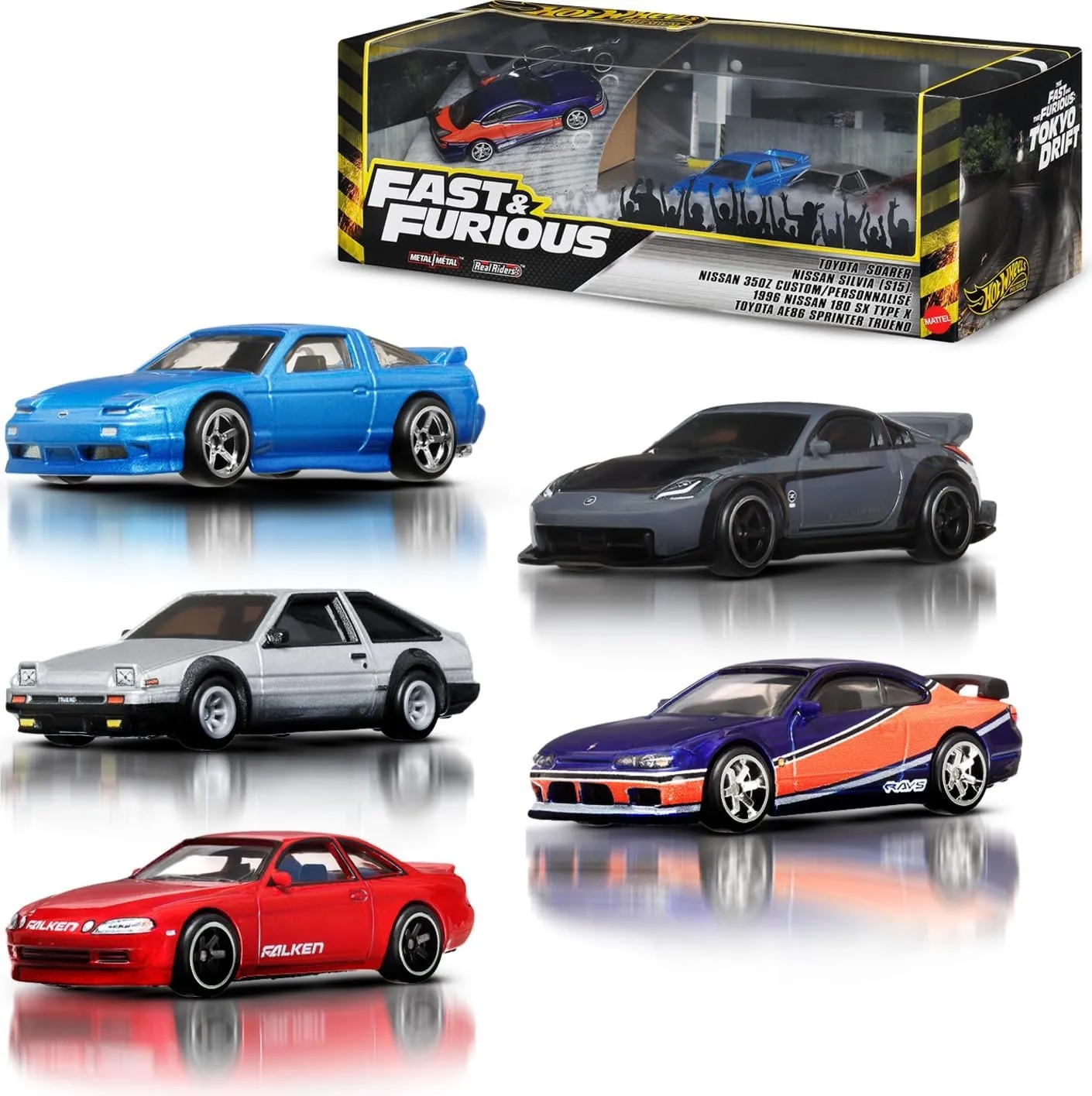 Игровой набор Hot Wheels 5 коллекционных машинок 1:64 JFL99 - фото 1
