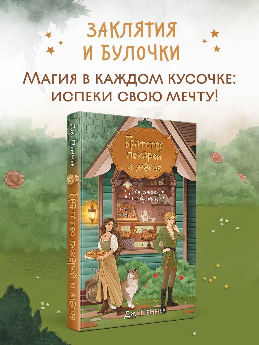 Книга Эксмо Братство пекарей и магов (Заклятия и булочки #1) - фото 1