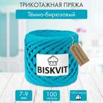 Трикотажная пряжа BISKVIT Тёмно-бирюзовый