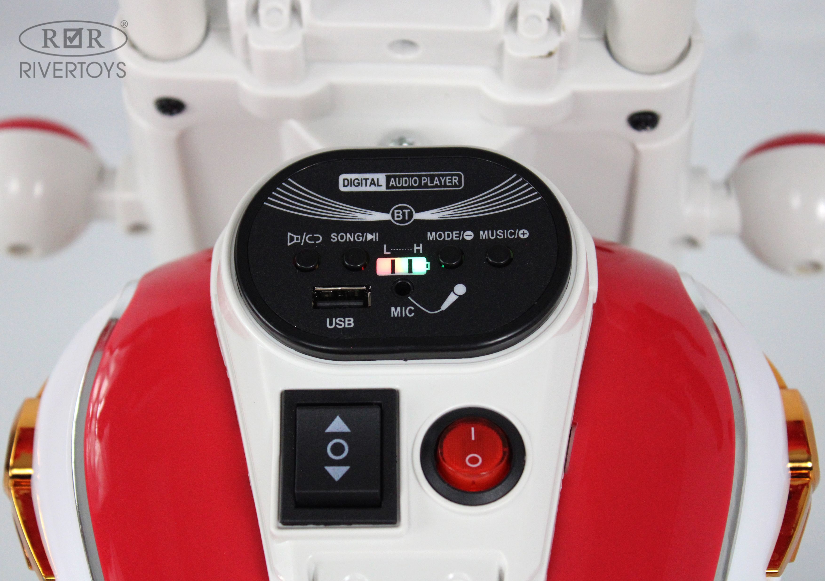 Электромобиль RIVERTOYS G500GG-A-PINK - фото 3