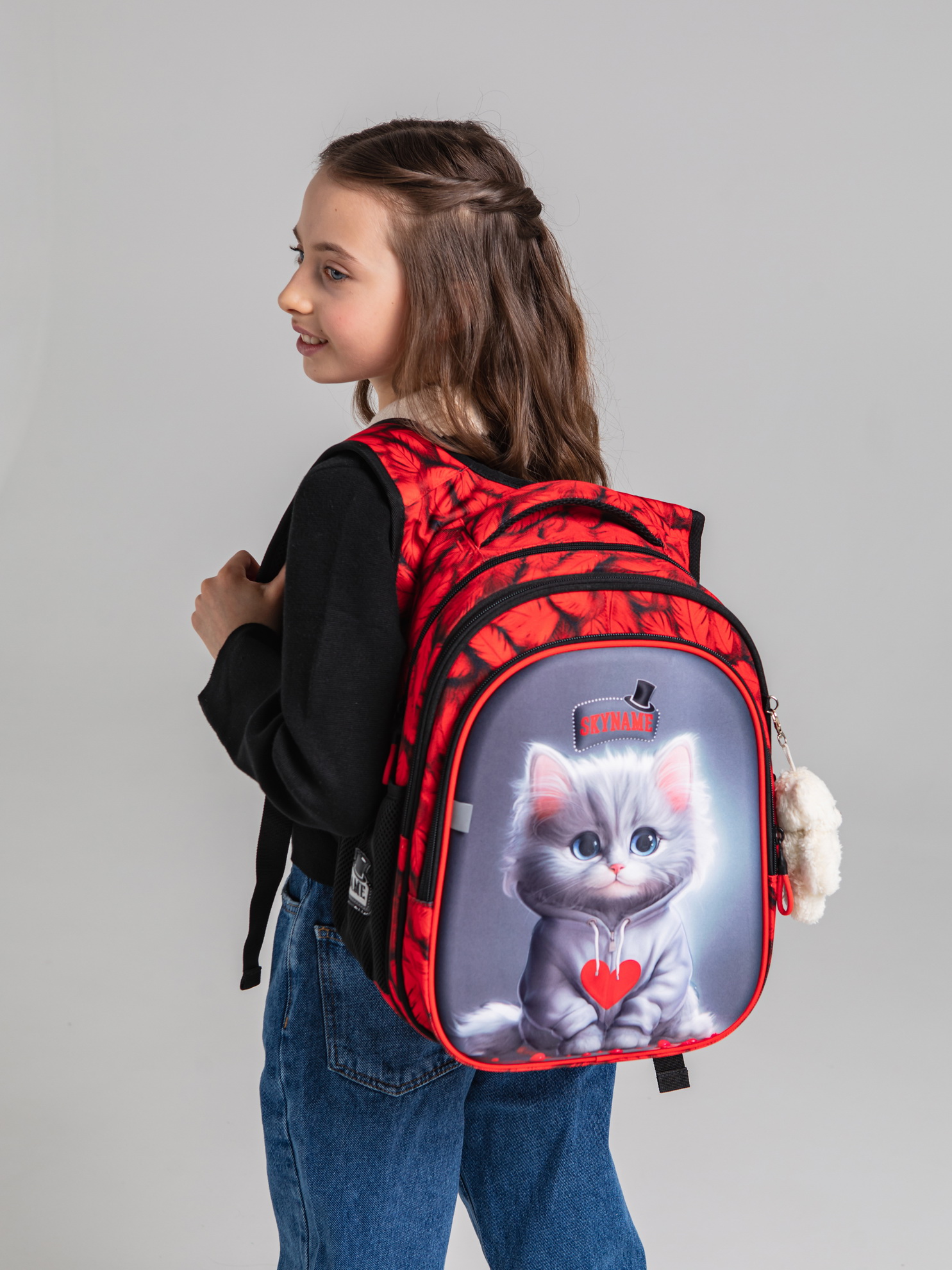 Рюкзак SkyName анатомическая спинка + брелок - фото 6
