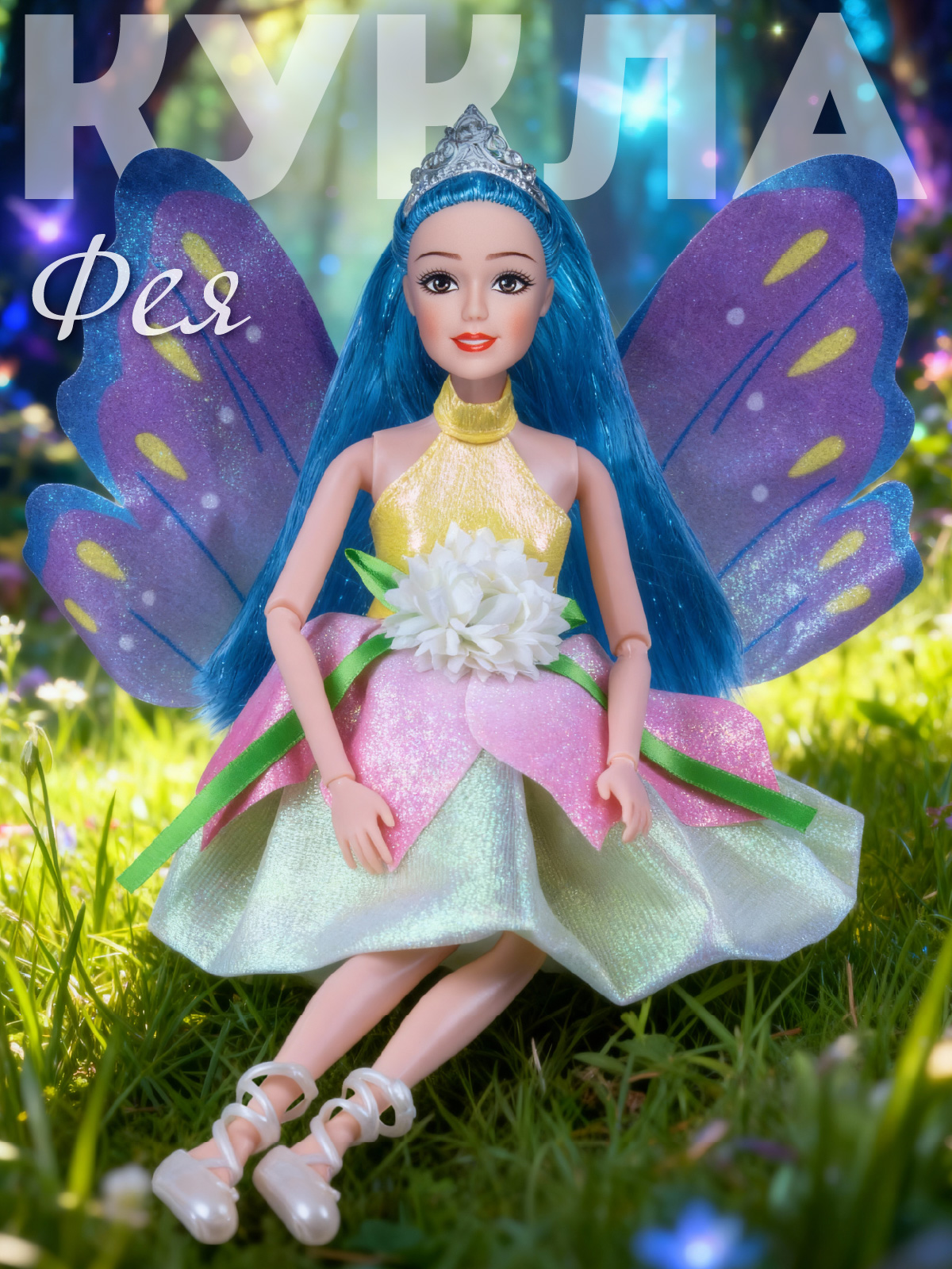 Кукла модельная AMORE BELLO Фея высота 30 см JB0214208 - фото 1