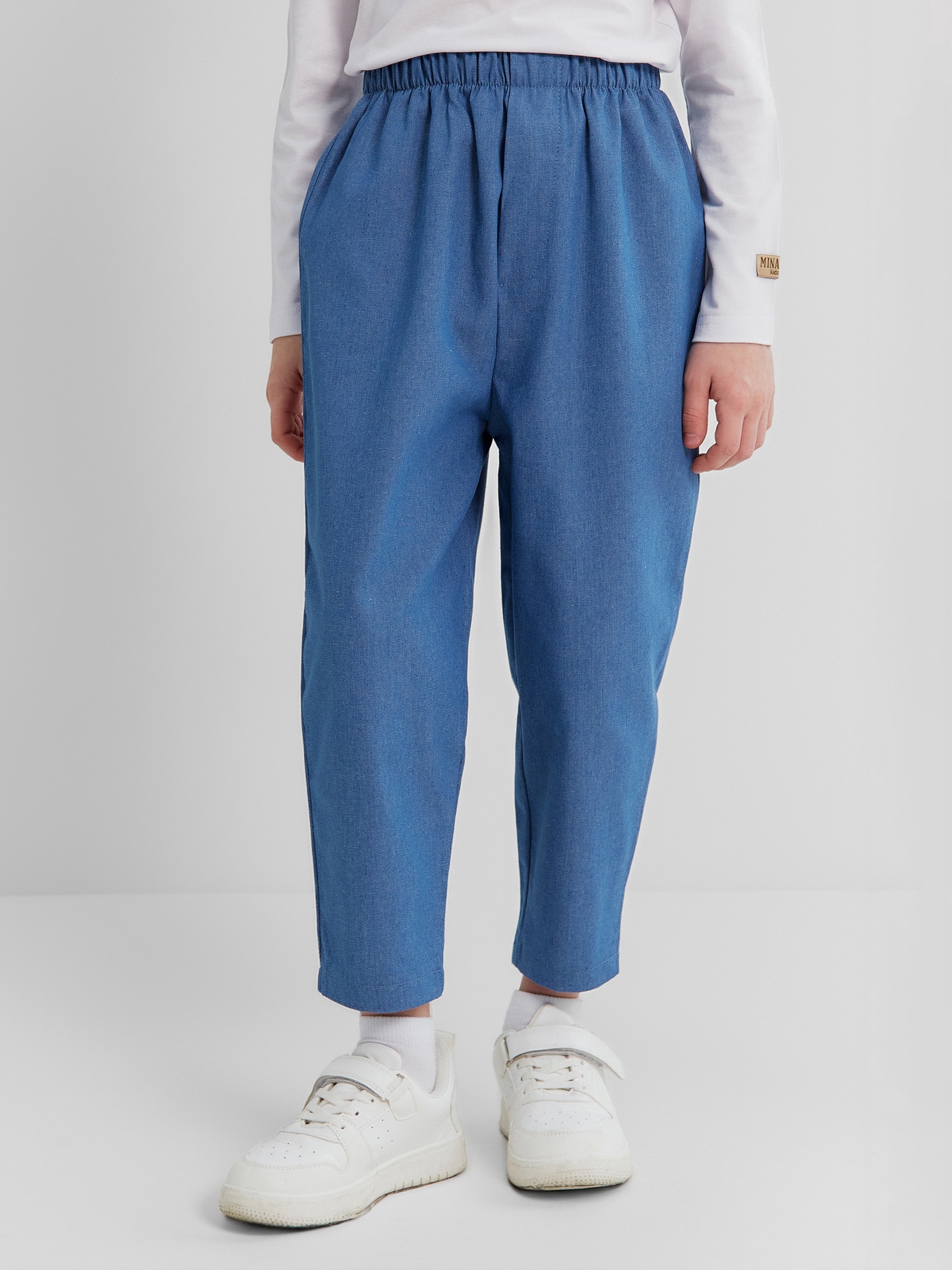 Изображение товара Джинсы MINAKU для мальчика коллекция Jeans Collection голубые размер 152